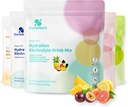 Dynatech Zero Sugar Electrolyte Drink Mix - Variety Pack - Hydration Powder Packets with 10 Electrolytes & Vitamins | Non-GMO, Gluten Free, Vegan Electrolytes Powder Packets | 16 Servings