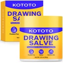 Kototo Naturals Drawing Salve Ointment for Boil & Cyst Removal, Deep Ingrown Hair, Splinter Remover, Bee Sting, Mosquito Itching, Poison Ivy, Gentle Ingredients for Skin (2.12 Oz)