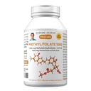ANDREW LESSMAN Methyl Folate 1000mg - 120 Capsules - 1000 mcg L-Methyl Folate, Potent Levels of Essential Vitamin B9. Supports Healthy Heart, Brain, Immune and Pregnancy. Easy to Swallow Capsules