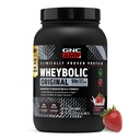 GNC AMP New Wheybolic- Clinically Studied Whey Protein Powder for Workout, Active Lifestyle- High Leucine Content- Smooth Mixing Drink Mix for Fitness Shake- Strawberries & Cream-28.3 Oz (13 Servings)