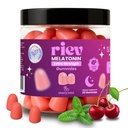 riev Extra Sleep Gummies – Melatonin 5mg Per Serving – Sugar Free – Fall Asleep Faster, Wake Up Refreshed – with L-Theanine, Magnesium, B6, Botanicals – Vegan, Non-GMO – 30 Count