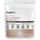 Organixx Clean Sourced Collagen Peptides Powder with Vitamin C, Types I, II, III, V, X Hydrolyzed Collagen, Hair, Nail, Skin, Bone & Joint Health, Aging Support, Gluten Free, Unflavored, 15 Servings