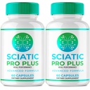 Sciatic Pro Plus Capsules, Premium SciaticPro Neuropathy & Nerve Health Support Supplement Pills - Maximum Strength, All Natural Ingredients, Sciatica Pro for Comfort & Mobility Reviews (2 Pack)