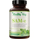 500mg SAM-e Supplement - High Strength 500mg S-Adenosyl-L-Methionine Capsules for Brain Liver and Mood Support - Non-GMO High Absorption Same Supplement (180 Capsules)