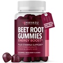 Beet Root Gummies with COQ10 & Pomegranate - Nitric Oxide Supplement for Men and Women - Beetroot for Endurance, Performance, Recovery - Vegan, Non-GMO, Gluten Free - Mixed Berry Flavor, 30 Count