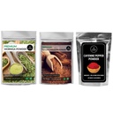 Naturevibe Botanicals Moringa Green Leaf Powder 2lbs, Ceylon Cinnamon Powder 1lb & Cayenne Pepper Powder 5lbs | Multi-Use Botanical Powder Set | Value Combo Pack