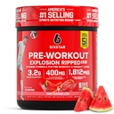 Six Star Pre-Workout Explosion, Watermelon (30 Servings) - Preworkout Energy Powder Supplement for Men & Women - Pre Workout Drink Mix with Creatine & Beta Alanine - Sports Nutrition Products