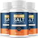 Neuro Salt for Neuropathy, Neuro Salt Capsules Supplement Pills, Maximum Strength, Advanced Formula for Overall Health and Wellness, All Natural NeuroSalt Capsules, Official NeuroSalt Reviews (3 Pack)