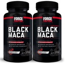 Force Factor Black Maca Root Supplement for Men, 1000mg Maca Negra Extract for Energy, Hormonal Balance & Vitality, Superior Absorption with BioPerine, 120 Capsules, 2-Pack