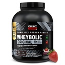 GNC AMP New Wheybolic- Clinically Studied Whey Protein Powder for Workout, Active Lifestyle- High Leucine Content- Smooth Mixing Drink Mix for Fitness Shake- Strawberries & Cream-56.6 Oz (26 Servings)