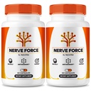(2 Pack) Nerve Force – Premium Neuropathy Blend for Brain, Nerves & Concentration | NerveForce Capsulas for Memory, Focus & Clarity | Easy-to-Take for Daily Support, 60 Day Supply (120 Capsules)