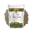 Organic Way Milk Thistle Seeds Powder - Herbal Tea - Origin Albania (16 Oz) | Silybum marianum botanical herb, European Wild-Harvest, USDA Organic and Kosher Certified; raw, vegan, Non-GMO & gluten-free