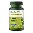 Banyan Botanicals I Sleep Soundly–Organic Deep Sleep Supplement –Natural Melatonin-Free Sleep Aid for Relaxation & Nighttime Tension–with Ashwagandha,Valerian & Chamomile-90 Tablets-USDA Organic