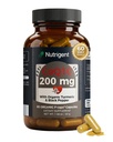 CoQ10 200mg Ubiquinone Complex Capsules | with Organic Turmeric & Black Pepper, Antioxidant Support, Clean Label, 60-Day Supply, No Silicon Dioxide & Mg Stearate