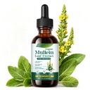 Mullein Leaf Extract for Lungs - Better Lung Mullein Drops for Lungs | Support Lung Cleanse | Healthy Breathing| Natural Supplement, Tincture Drops | Non-GMO, Vegetarian | 1 Month Supply