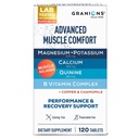 Granions Advanced Natural Muscle Relaxer Pills - 1,346mg Quinine, Magnesium, Potassium, B Vitamins, Chamomile, CoQ10 - Muscle Comfort Support, Immediate Relaxation and Comfort - 120 Tablet, 30 Serving