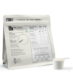 ONLY WHAT'S NEEDED By Food Pharmer | OWN Unflavoured Edition | Whey Protein Concentrate 1kg | 26g Protein per Scoop | No Added Sugar | No Added Flavours | No Artificial Sweeteners | Lab Tested | 29 Servings