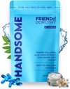 Handsome, Marine Collagen Tablets Enhanced with Aloe Vera, Hydrolyzed Collagen Supplements for Men, 60 Capsules per Pouch
