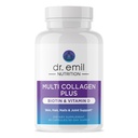 Dr. Emil Nutrition Multi Collagen - Hydrolyzed Collagen Supplement - Types I, II, III, V & X - Hair, Skin, Nails & Joint Support - Non-GMO & Dairy-Free - 90 Capsules