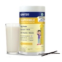 Gritzo SuperMilk Growth+ Unsweetened (10-12y Girl), Creamy Vanilla, 400g