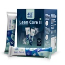 4UWell Lean Core II | Gut Health & Digestion Support | Prebiotic Inulin Fiber Supplement | Nutraceutical Digestive Health | Gluten Free, Dairy Free, Egg Free - 30 Sachets (15g Each)