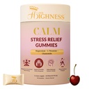 Her Highness CALM Stress Relief Gummies for Women | 30 Gummies | Magnesium, L-Theanine, Chamomile | Stress Support, Emotional Balance, Focus & Relaxation | No Added Sugar | No Added Preservatives | 100% Veg | Cherry Flavour