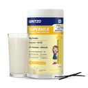Gritzo SuperMilk Growth+ Unsweetened (7-9y Girl), Creamy Vanilla, 400g
