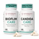 Autoimmunity Care Candida Care Probiotic and Autoimmunity Care Biofilm Care Supplement Bundle