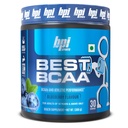 BPI Sports Best BCAA - BCAA Powder - Branched Chain Amino Acids - Muscle Recovery - Muscle Protein Synthesis - Lean Muscle - Improved Performance - Hydration | Blueberry | 30 Servings | 300 grams