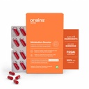 Origins Nutra Metabolism Booster | Berberine + 5 Active Ingredients | Helps Manage Inflammation & Boost Energy | 56 Veg Capsules | GMP Certified | Pack of 1