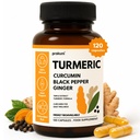 Turmeric Curcumin Capsules with Piperine (Black Pepper) & Ginger Root Extract | 95% Curcuminoids from Curcuma Longa | Anti-Inflammatory Joint Support Supplement for Men & Women | High Absorption Formula | Immunity & Antioxidant Support | 100% Natural