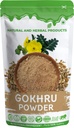 Gokharu Powder For Eating & Drinking & Hair, Skin, Edible, Pimples Pure, Herbal(100 Gram) Tribulus Terrestris Face Gokshura