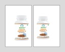 Vegan Omega-3 (Pack Of 2) Natural Nutrition Supplements for Muscle, Bone, Heart & Skin 100 Capsules