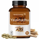 Herb Essential Yashtimadhu Licorice Tablets 500mg, 60 Tabs, Mulethi Herbal