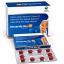 Boncipride-Max K2-7 Softgel Capsules | Calcium Citrate, Vitamin K2-7, Vitamin D3, Vitamin B12, Zinc, Magnesium, EPA & DHA | Bone & Joint Nutrition Supplement |