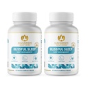 Maharishi Ayurveda Blissful Sleep Tablets For Sleep Management | Clinically Researched And Non-Habit Forming Melatonin - Rasayanam With Ashwagandha | Promotes Deep Sleep (60 Count (Pack Of 2))