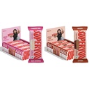 Superyou Strawberry & Chocolate Protein Wafer Bars Combo. 10g Protein, 3g Fiber, No Added Sugar, Vegetarian, No Palm Oil. 400g each.
