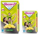 Glucon-D Instant Energy Health Drink Nimbu Pani - 1kg Refill & Glucose Based Beverage Mix - 450 g Carton (Nimbu Pani)