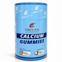 Calcium Gummies with Vitamin D, Phosphorus & Vitamin K | Orange Flavour | 30 Gummies | Gluten Free | Daily Calcium Gummies for Adults