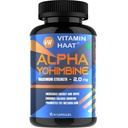 Alpha Yohimbine 2mg | Pre workout supplement for Men and Women | Weight Loss Products | Belly Fat Burner | Pharmaceutical grade | Alpha Yohimbine Hcl 98% Rauwolscine | 15 Capsules by VitaminHaat