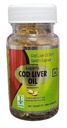 LUPIN'S Cod Liver Oil Soft Gelatin Capsules - Omega 3, Vitamin A & D - Joint, Heart & Brain Support - 100 Softgels