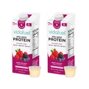 Vidafuel Wellness Protein Drink, 16g Protein per 2oz Shot, 32 fl oz Carton, 2 Pack, Berry, Collagen and Whey Drink, No Artificial Sweeteners