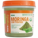 BareOrganics Moringa Leaf Superfood Powder, Organic, Vegan Supplement, 8 Ounces