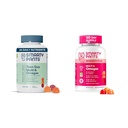SmartyPants Women's and Teen Guy Multivitamin Gummies Bundle: Omega 3 (DHA/EPA), Methylfolate, CoQ10, Vitamin D3, C, Vitamin B12, B6, Vitamin A, K & Zinc, Gluten Free (30 Day Supply)