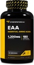 Primaforce EAA Capsules 1200mg, 180 Capsules, 90 Servings - Essential Amino Acids - Non-GMO, Gluten Free & Vegitarian Friendly