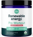 Ora Organic Natural Pre Workout Powder - Raspberry Lemonade Flavor- Provides Jitter Free Energy, Focus, Hydration, & Endurance - Vegan, Certified Organic, Soy, Dairy, & Gluten Free, 20 Servings