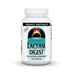 Source Naturals Lactase Digest, for Lactose Intolerance* - 180 Capsules