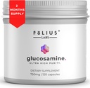 Glucosmine Sulfate Potassium Chloride 750mg for Healthy Joints, Bones and Cartilage — Joint Support Supplement for Men and Women (120 Capsules)