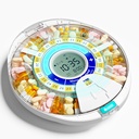 Upgraded Automatic Pill Dispenser for Elderly with Alarm: Smart Pill Dispenser Machine with 28-Slot, Mix-Proof Tech & XL LCD, Enhanced Durability for Daily Medicine Management