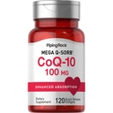 Piping Rock CoQ10 100mg | 120 Softgels | with Black Pepper Extract | Non-GMO, Gluten Free Supplement